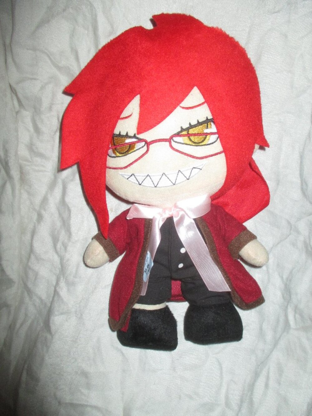 Rare Black Butler Grell Sutcliff Plush Anime Aniplex Funimation 13 inches